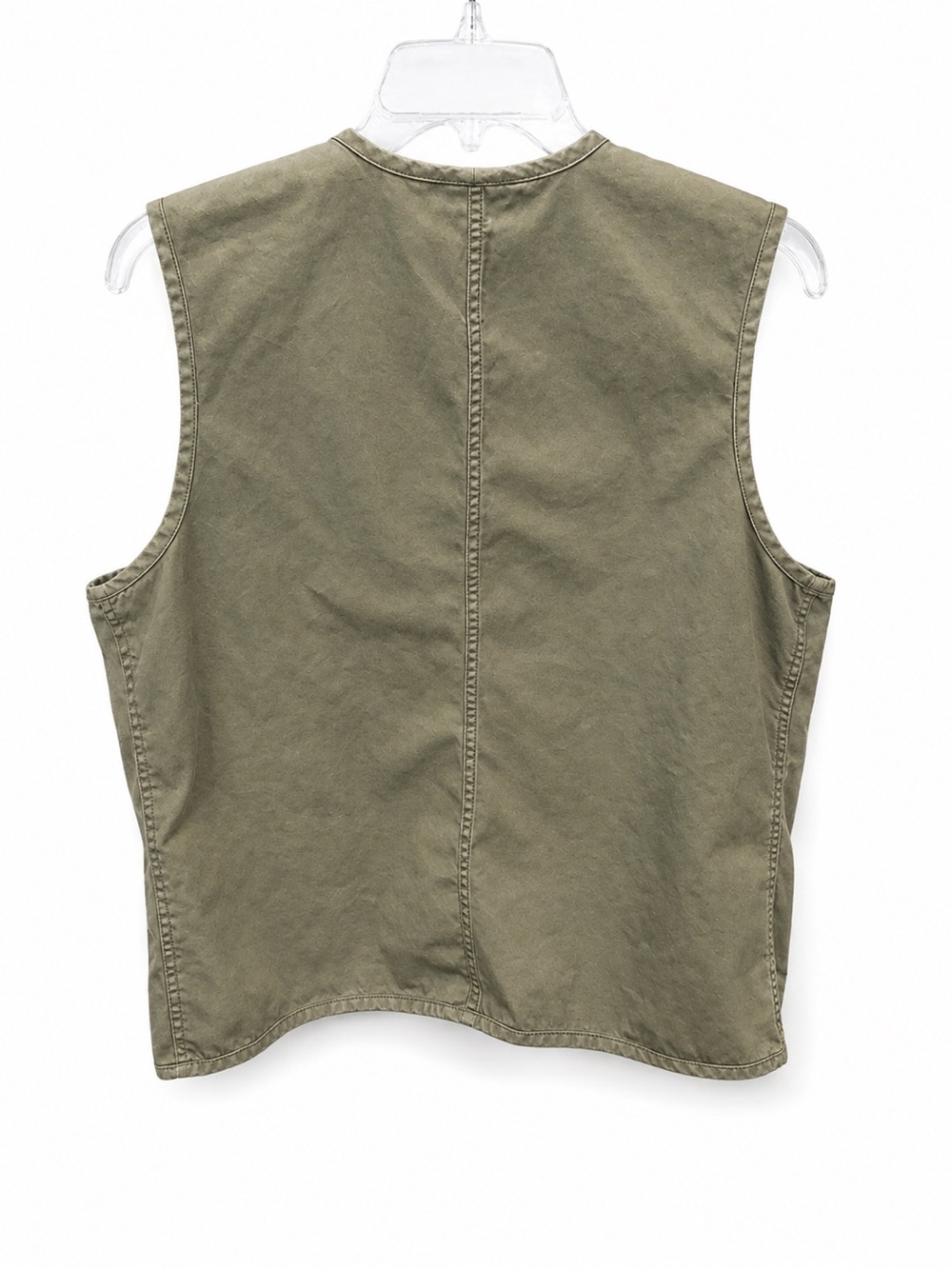 Vintage Lauren Ralph Lauren Safari Utility Vest Olive Cotton Medium Hong Kong - Picture 4 of 13
